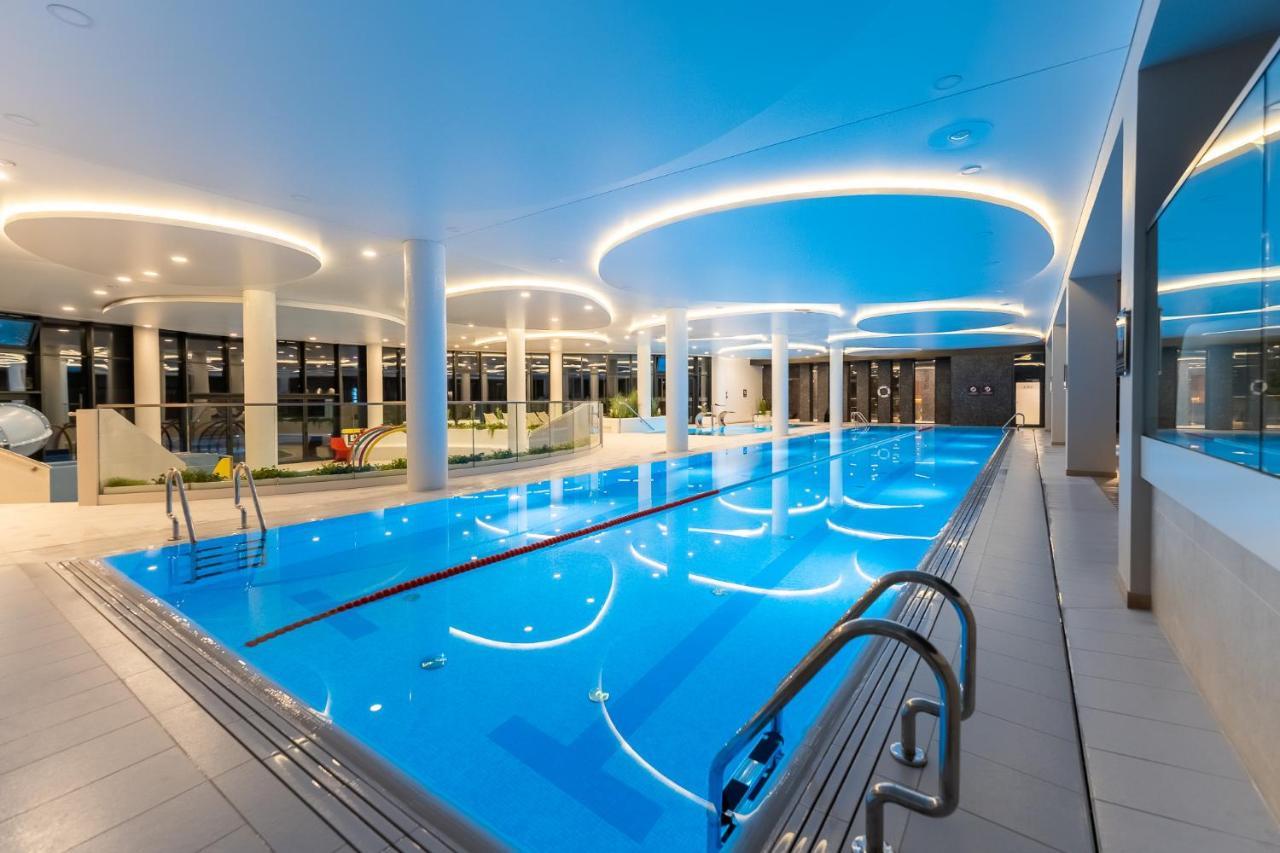 Appartamento Wave, Polanki Aqua W Kolobrzegu, Free Garage, Swimming Pool, Sauna And Other! Esterno foto