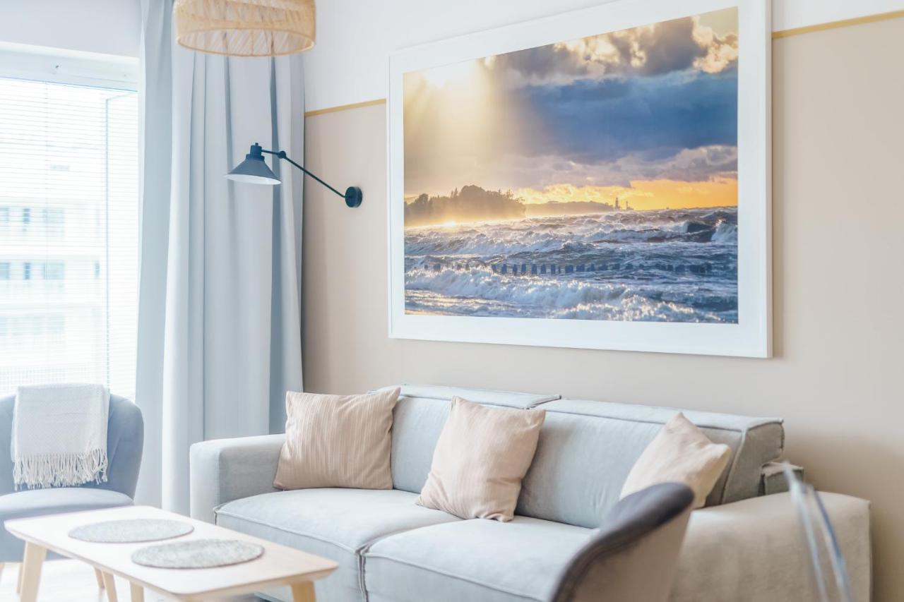 Appartamento Wave, Polanki Aqua W Kolobrzegu, Free Garage, Swimming Pool, Sauna And Other! Esterno foto